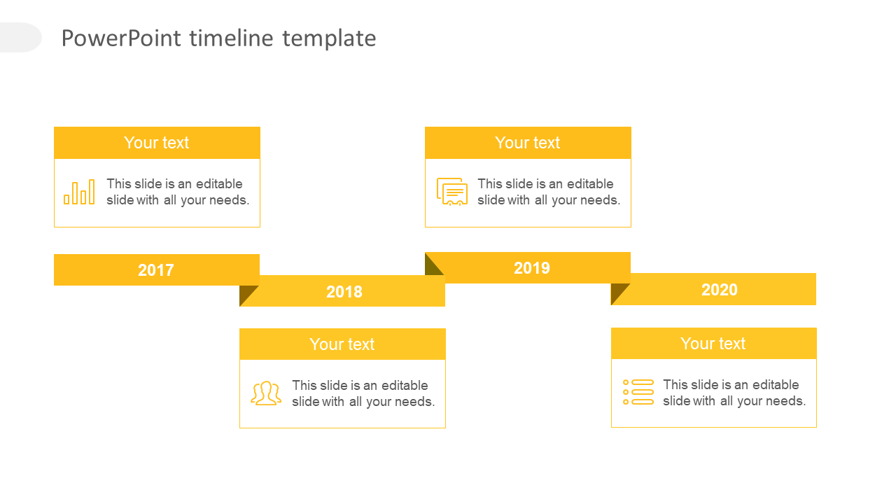 Free - Use PowerPoint 2013 Timeline Template Presentation